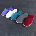 Warm Spa Slippers-Closed Toe Non Slip Disposable Hotel Slippers for Wowens Men-Thick Soft Cotton Reusable House Slippers Fit for Guests,Bathroom,Bedroom,Travel,Home,Indoor. 
