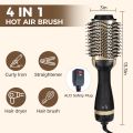 Oasis Blue Hair & Blow Dryer Brush in One, Professional Hot Air Brush 3 in 1 One Step Hair Dryer and Styler Volumizer with Negative Ion for Drying, Tools Blow Dryer, Straightening, Curling, Salon for All Hair Types. 