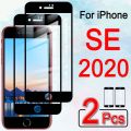 For Iphone Se 2020 Glass Protective Iphonese Se2020 Screen Protector On I Phone 12 Pro Max Tempered Glas Armor Sheet Film 2 Pcs. 