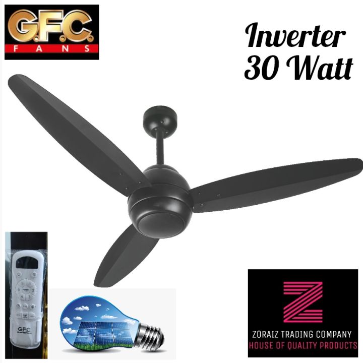 GFC Ceiling Fan AC 30 Watts Ovate Model 56'' Energy Saver Inverter Fan