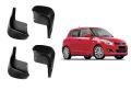 Mud Flaps Or Splash Guards For Suzuki Swift _ Black Colour. 
