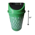 Elevate Your Space: Premium Plastic Dustbin with Lid". 