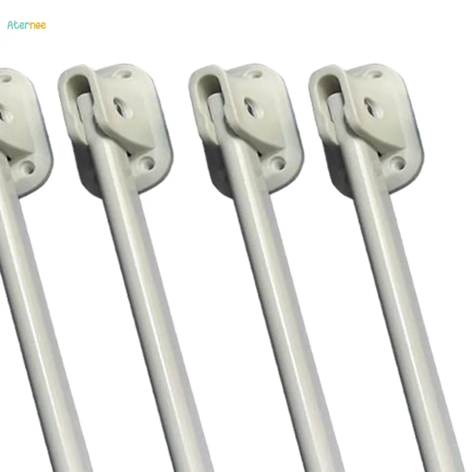 PATIKIL 12 Inch Foldable Hairpin Legs - 4 Pack White Metal Table Legs For DIY Furniture