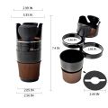 Adjustable Auto Multi Cup Holder 5 in 1 Holder Multi Cup Case. 
