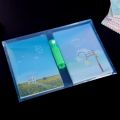 A4 File Bag Plastic Envelope Transparent Document Waterproof Folder With Snap Closure School Test Paper PackagingOffice Supplies. 