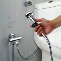 Muslim shower Toilet shower head kriss hand shower for bathroom, washroom, wash room, holder Shattaf shower, Commode Wc shower WITH / WITH OUT complete set front Push shower Head high pressure water spray. 
