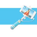 Mini Selfie Stick with Button Wired Cotton Material Handle Monopod Universal for Mobile Phone. 