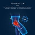 3D Knitted Nylon Knee Support for Men in Pakistan – Extra Long Knee Brace for Gym, Workout & Pain Relief (Green-Black. 