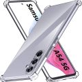 Samsung Galaxy A54 Case Clear Shockproof Silicone Slim-Fit Cover with Camera Protection for Samsung Galaxy A54 5G Transparent. 
