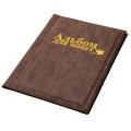 250 Pockets 10 Pages World Coin Storage Folder Album Money Collecting Holder Book Brown. 