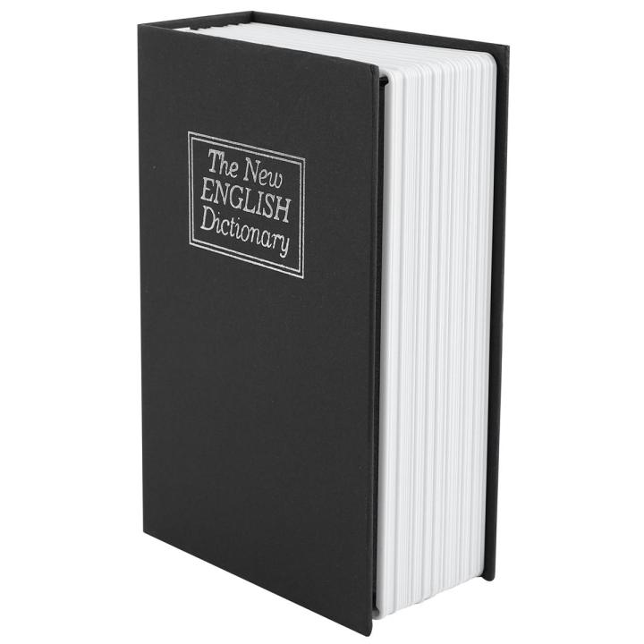 Book Safe with Combination Lock Portable Safe Box for storing small