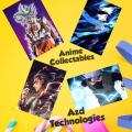 50 Anime Photocards (4x6 Inch) | High-Quality Collectible Cards | Wall Decor & Gift Set for Anime Fans. 