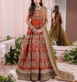 Heavy Embroidered Chiffon Dress With Multi EMb. Lace Dupatta Unstitched Code RCHI-882. 