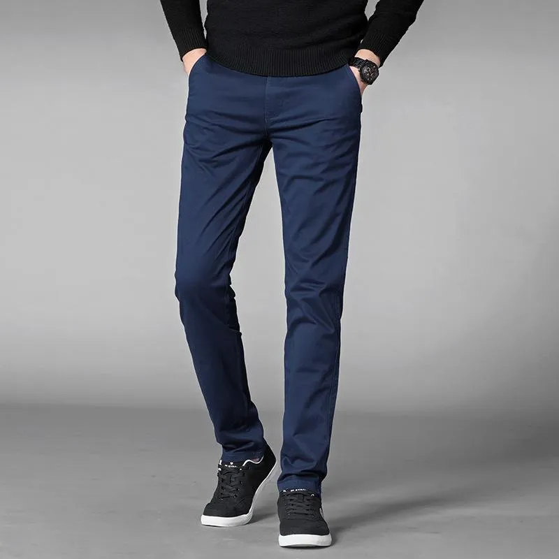 New Mens Cotton Jeans Pants in Blue Color with Perfect Fitting and