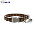 Dog Collar Multiple Styles Halloween Themed Bats Pumpkins Print Cat Collar. 