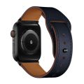 Leather Watch Band For Apple Watch Ultra 49mm&Watch Ultra 2 49mm / Series 9&8&7 45mm / SE 3&SE 2&6&SE&5&4 44mm / 3&2&1 42mm. 