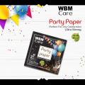 WBM Party Tissue Paper, Ultra Strong Tissue Pack 40 Sheets – 2Ply - Pack of 3. 