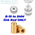 Link Rod B10 to 5mm Shaft Connecting Rod for Drill Chuck & 775 Motor. 