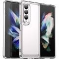 Transparent Soft TPU Bumper Case For Samsung Galaxy Z Fold 5 4 Case Hard Acrylic Back Fold5 Fold4 Fold 3 Cover. 