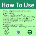 Henna Hair & Beard Dye - 100% Natural & Chemical Free - The Henna Guys (7.05 Ounce (Pack of 1), Indigo Powder). 