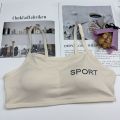 Teen Girls Cotton Padded Sports Bra (Age 8–15) | Soft, Breathable, Wire-Free Vest Top | School, Sports & Daily Wear. 