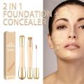 New Double Concealer Foundation Stick Moisturizing Coverage Contour Acne Long Lasting Brighten Waterproof Makeup Spots E8v2. 