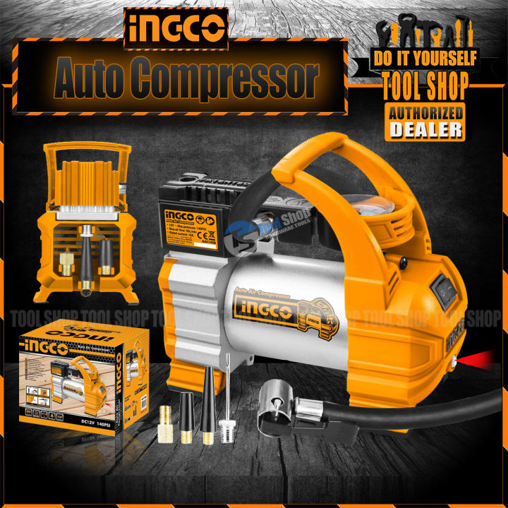 INGCO Auto Air Compressor DC12V 140PSI