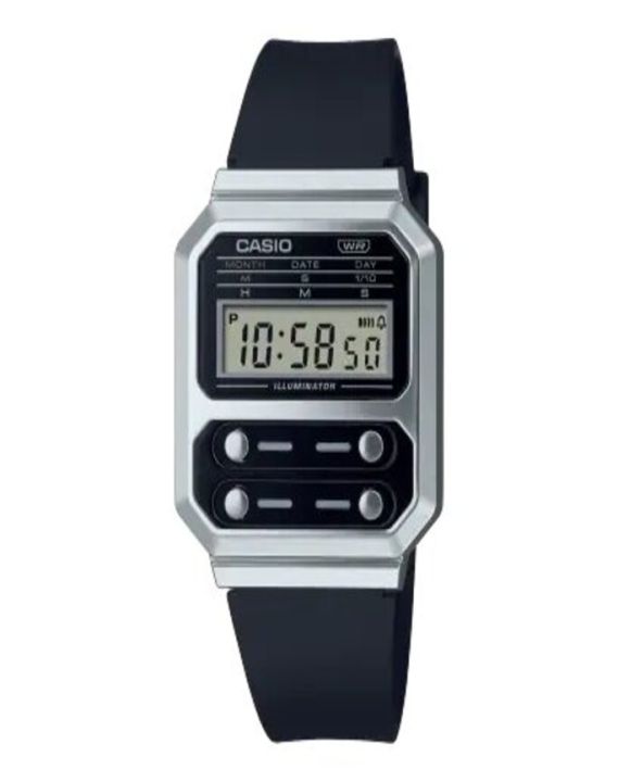 CASIO VINTAGE RETRO STYLE MEN'S WATCH - A100WEF-1ADF