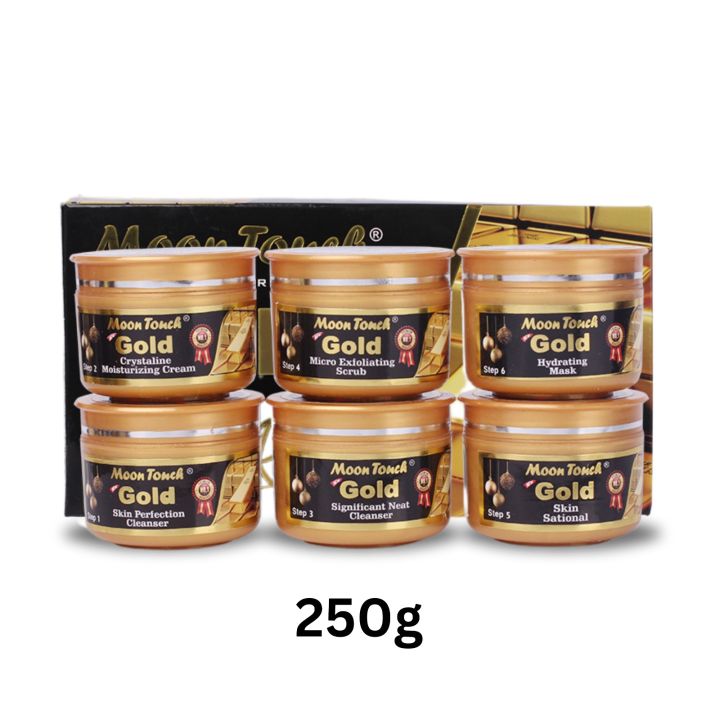 Gold Facial 250 gram Jar (6 items) By Moon Touch