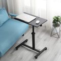 ENRG Folding Laptop Table Stand 360 Tray Adjustable Rolling Laptop Desk with Wheels Workstation Cart Computer Table Foot Pedal For Sofa Bed Office. 