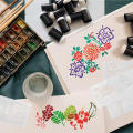 Portable  Daubers paint ink pad brush Versatile    Sponge  Finger stamping sponge Blending  Stamping  Scrapbooking painting tool for Art projects Card making Craft enthusiasts Home decoration School. 