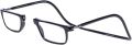 Magnetic Reading Glasses in black, +1.00 - Reading magnetic Adjustable Glass 1.0. 