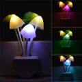 LED Night Light Mushroom Lamp with automatic sensor control. 