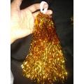 1pcs approx 13 inch Long Yellow Foil Cheerleader Pom Pom for kids elder women men use birthday party  backdrop sports matches school college game party Cheer Dance Party Dress Sport Poms cheerleading. 