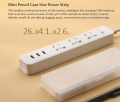 Xiaomi Mi Power Strip 3 Sockets / 3 USB Ports - White | Mi Power Strip | Xiaomi Power Strip Fast Charging With 3 Smart USB Plugs And 3 Standard Sockets Support 2A Quick Charging Plug Board | Mi Power Strip | Mi Leads and Switch Board |. 