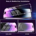 2PCS Bling Glitter Edge Screen Protector for IPhone 14 13 11 15 Pro Max Plus 12 Mini XS XR X 15Pro 14Pro i15 Tempered Glass Film. 