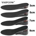 1.5-9cm Invisible Height Increase Insole Cushion Height Lift Adjustable Cut Shoe Heel Insert Taller Support Absorbant Foot Pad. 