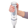 Braun 1000W House Hold Hand Blender, Plastic, White/Grey MQ5200. 