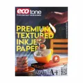 Textured paper for award & certificate printing color white, size A4, 260 ggram. 