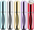 Travel Refillable Perfume Atomizer Mini Perfume Set Empty Travel Size Spray Bottle Portable Pocket Easy Atomizer for Cologne Perfume Travel Cologne Sprayer. 