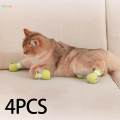4 Pieces Cat Feet Claw Covers Bathing Multifunctional Cat Shoes Anti Scratch. 