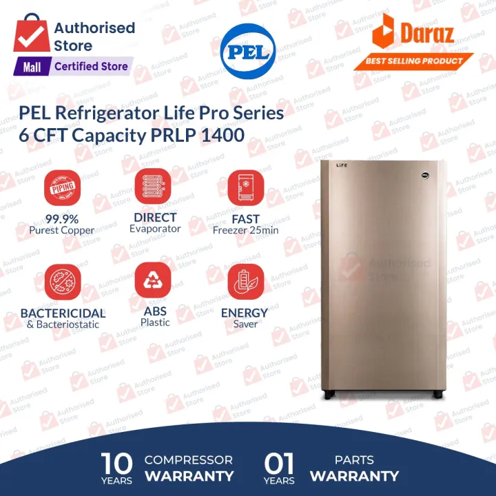 PEL%20Refrigerator%20Life%20Pro%20Series%20-%206%20Cubic%20feet%20Capacity%20-PRLP%201400%20Metallic%20Grey%20-%20(100%25%20Copper%20%20Condenser)10%20Years%20Brand%20warranty%20-%20Image%203