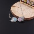 Rj Movie Hp Magic School Luna Lovegood Glasses Pendants Necklaces Witch Wizard Double Hands Men Love S Jewelry. 