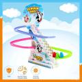 Electric Penguin Climbing Stair Toy With Light And Music Penguin Track Set For Kids by MMT. 