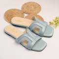 Women Fashion Luxurious Croc Curves Style Flat Slippers, Sandal Perfect for Summer Wear - Comfortable and Stylish for Any Occasion White, Sky Blue. 