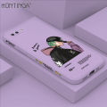 Hontinga for OPPO A3S A12E Realme C1 Case Handsome Green Hair Boy Side Design Phone Cover Liquid Silicone Full Cover Camera Shockproof Protective Case. 