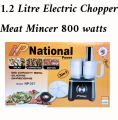 3 in 1 NP NationalPower 1.2 Liter Electric Meat Chopper With Vegetable Cutter / Food Processor / Meat Grinder 800 watts. 