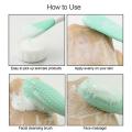 1PC Face Mask Brush, Double-Ended Silicone Face Mask Brush Flexible Mud Mas. 