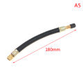 Braided Flexible Hose Tire Car Wheels Tyre Valve Stems Extensions Tube Adapter. 