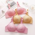Pack of 2 Soft Foam Padded Bras for Women and Girls High Quality, Comfortable Fit in Beautiful Colors. 